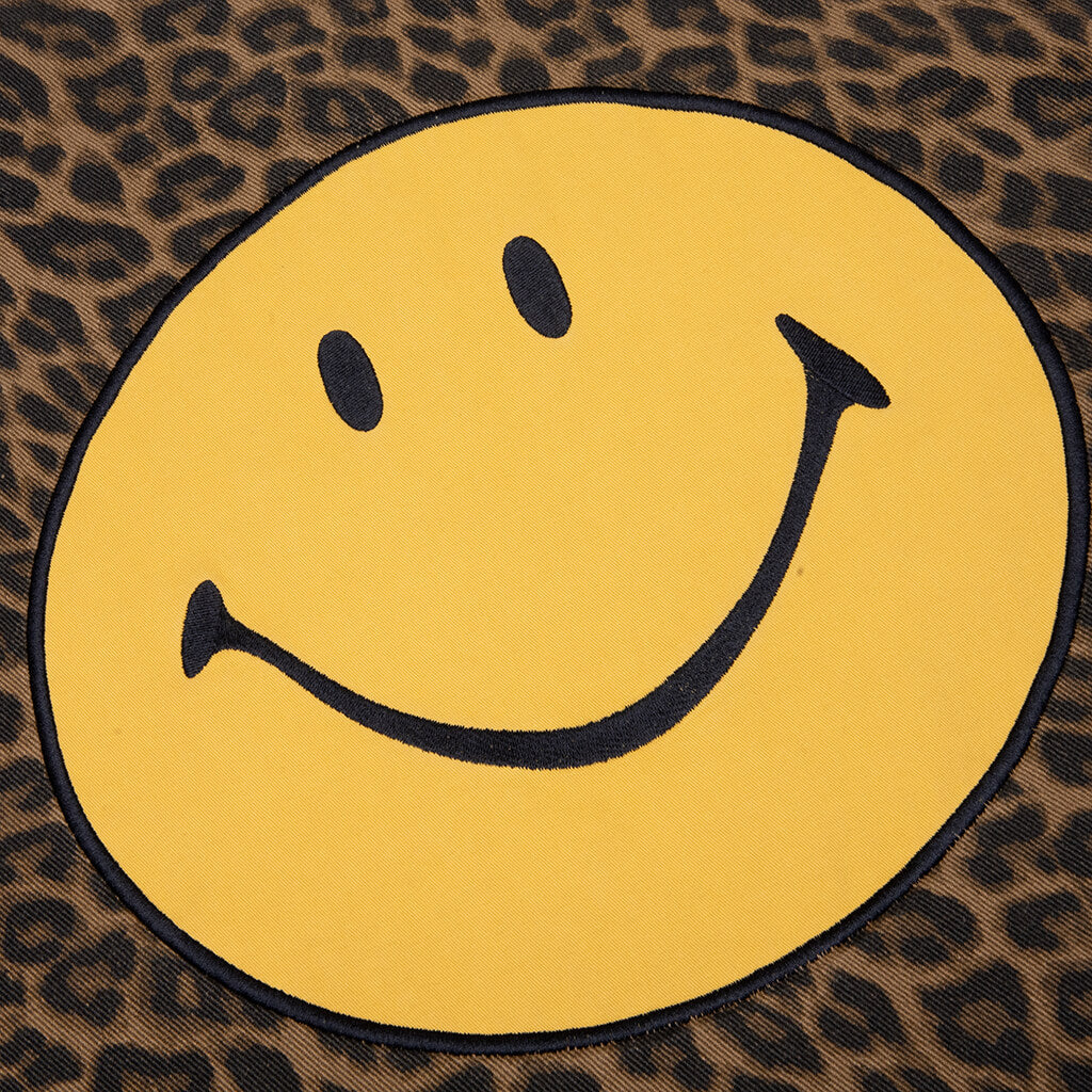 Smiley LA Work Jacket - Leopard Print/Brown - Image 4