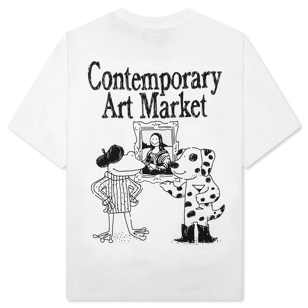 Smiley Museum UV T-Shirt - White - Image 2