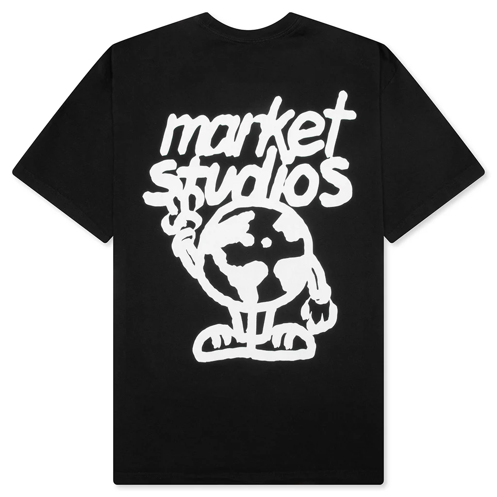 World Peace T-Shirt - Washed Black - Image 2