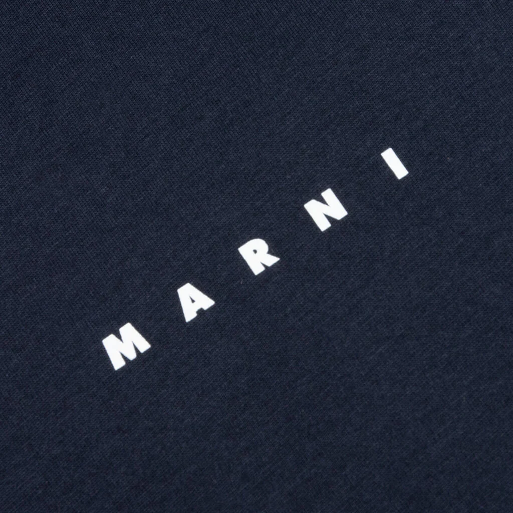 Crewneck S/S T-Shirt - Blue/Black - Image 3