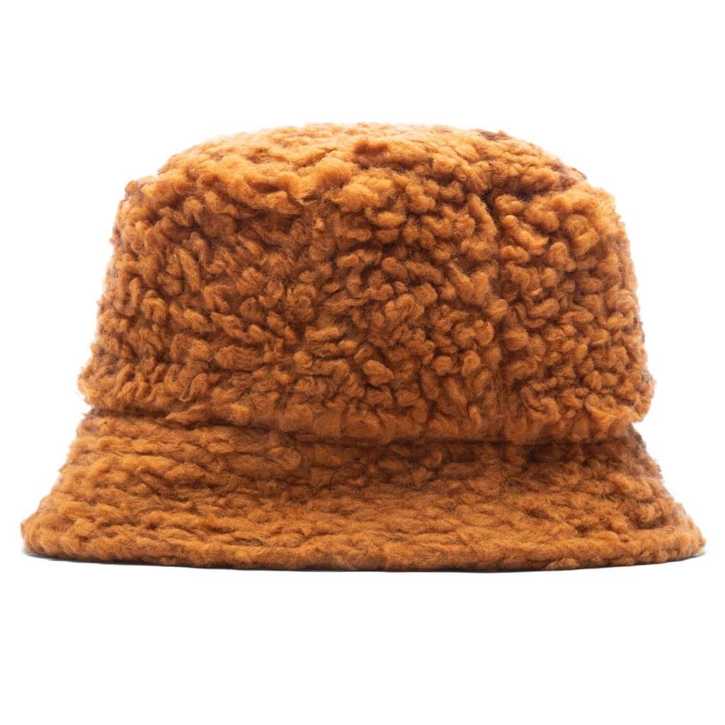 Embroidered Logo Bucket Hat - Rust - Image 3