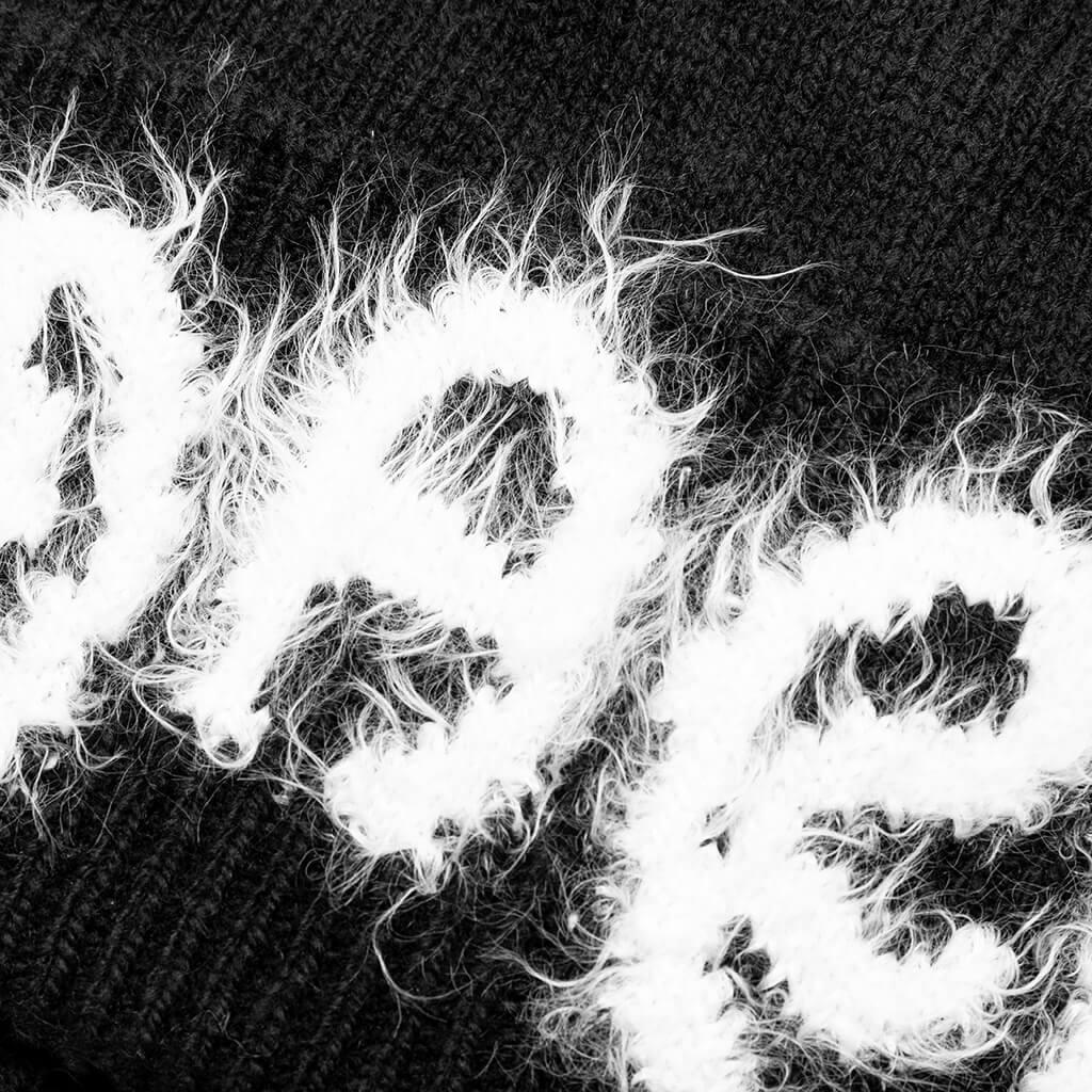 Shetland Wool Logo Beanie - Black - Image 3