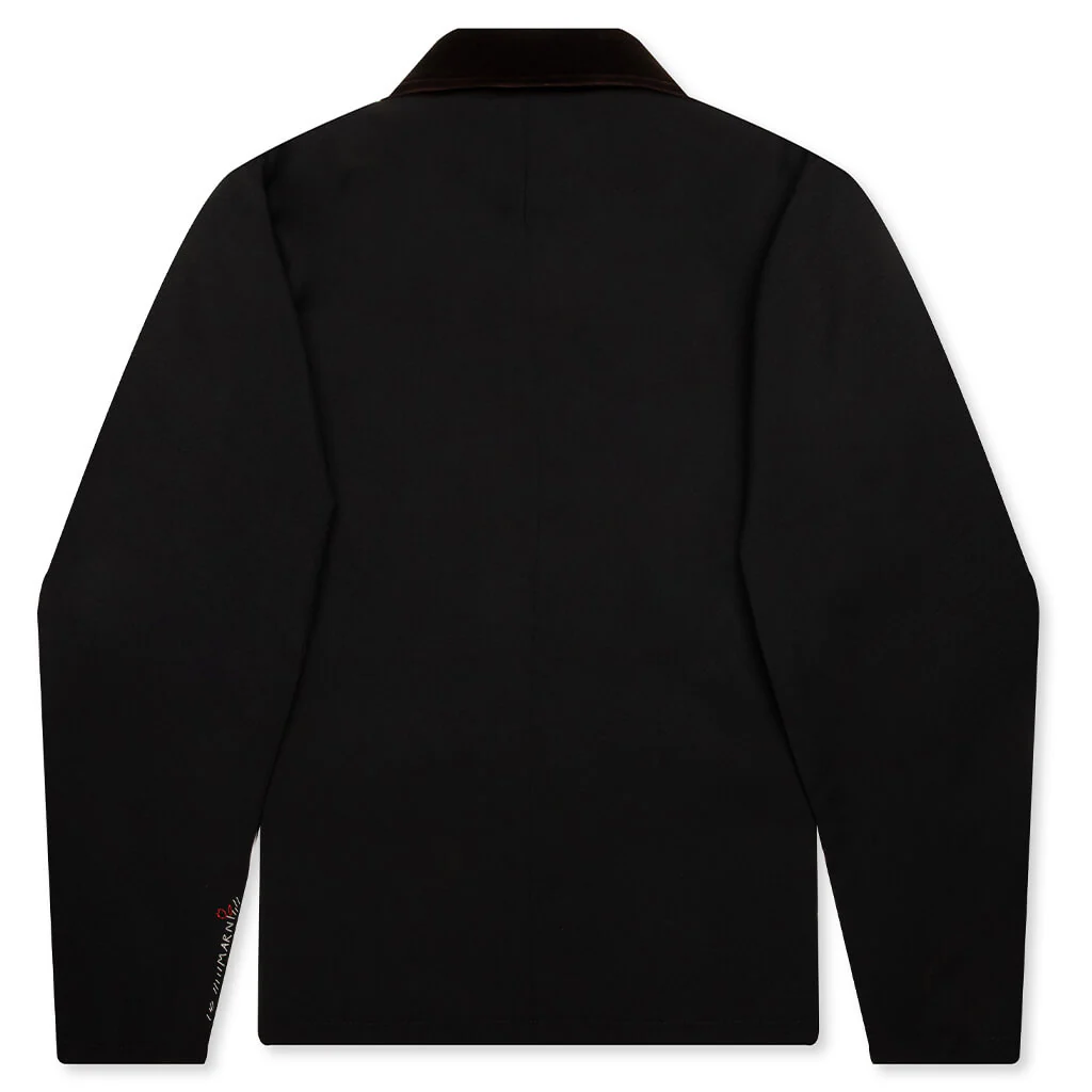 Tropical Wool Jacket - Black - Image 2