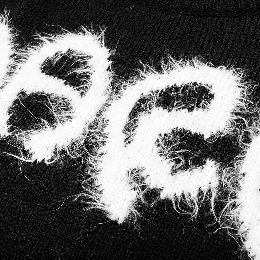 Roundneck Sweater - Black - Image 3