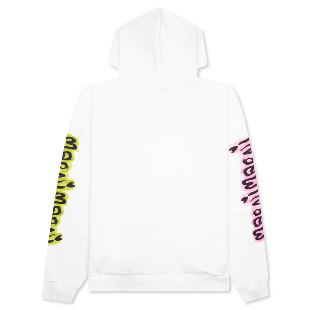 Graffiti Hoodie - Natural White - Image 2