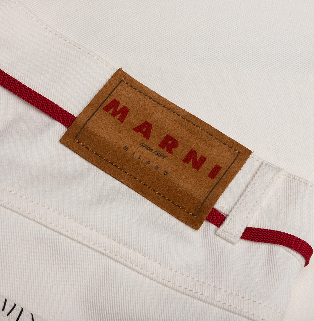 Drawstring Trousers - Lily White - Image 6