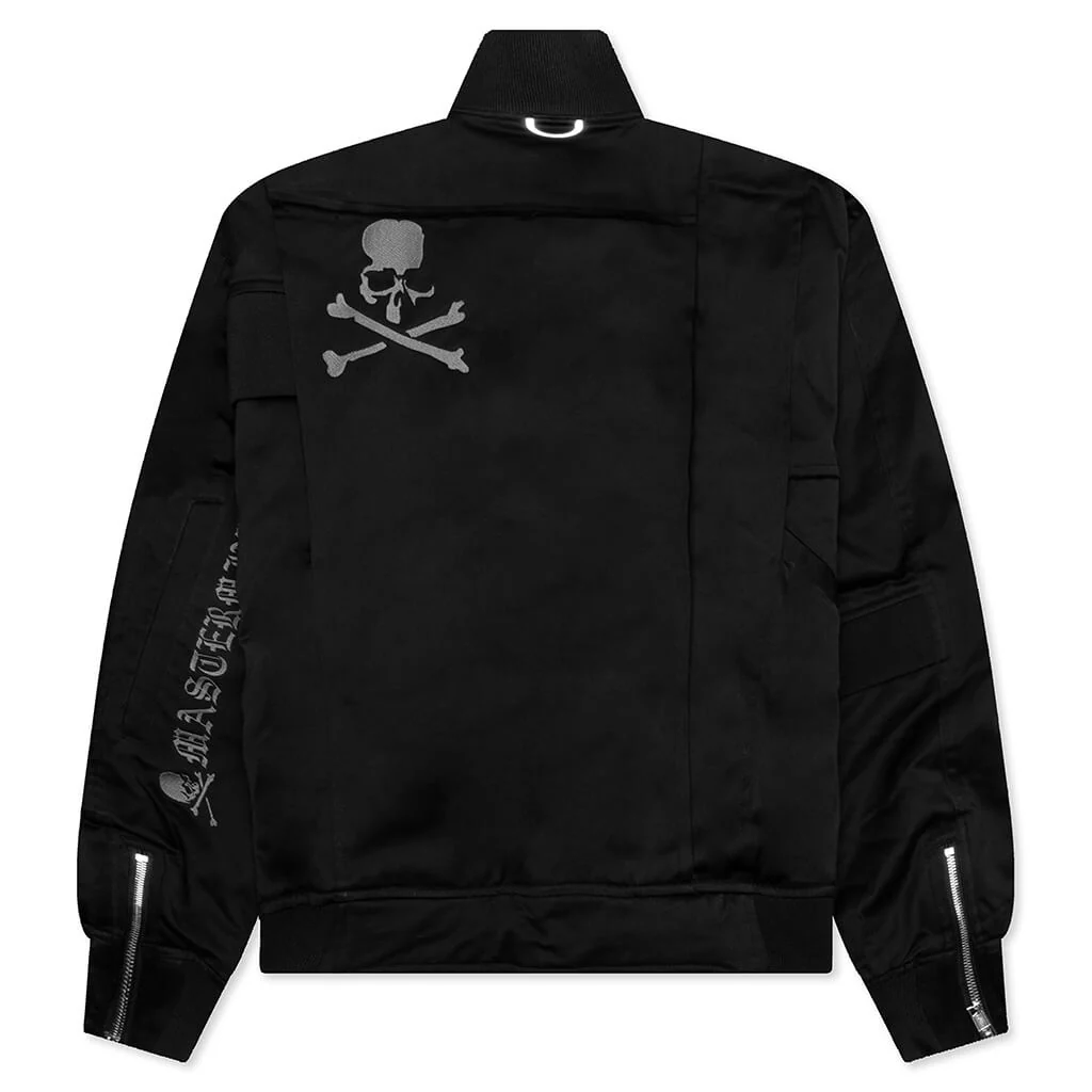 Puzzle Bomber Woven Jacket - Black - Image 2