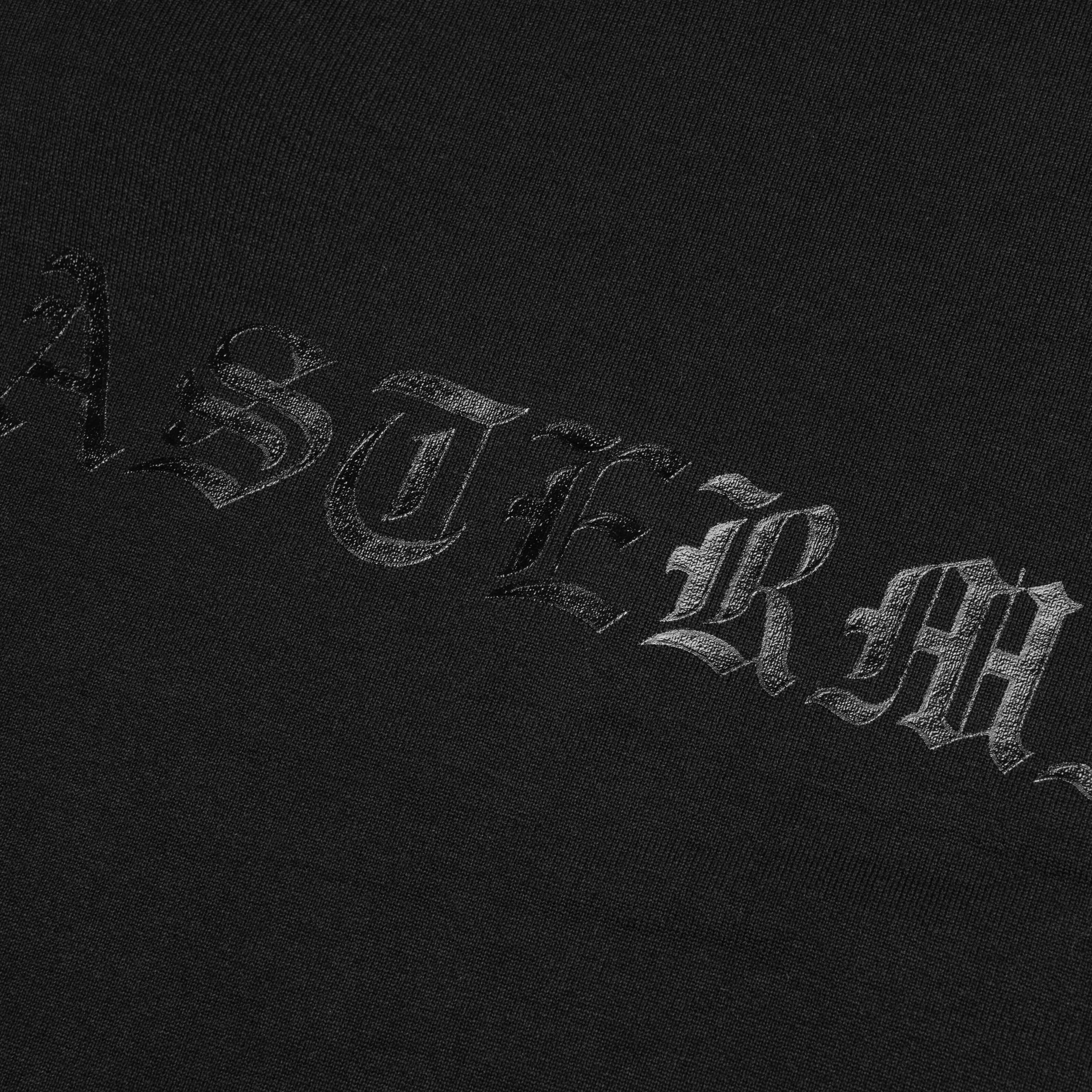 Skull Logo Knit Sweatshirt - Black - Image 4