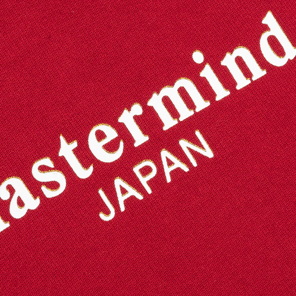 Logo and Skull Hoodie - Red - Image 3