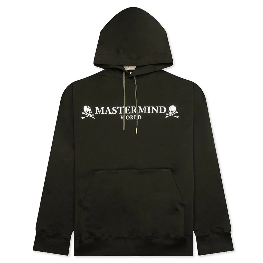Logo Knit Hoodie - Olive