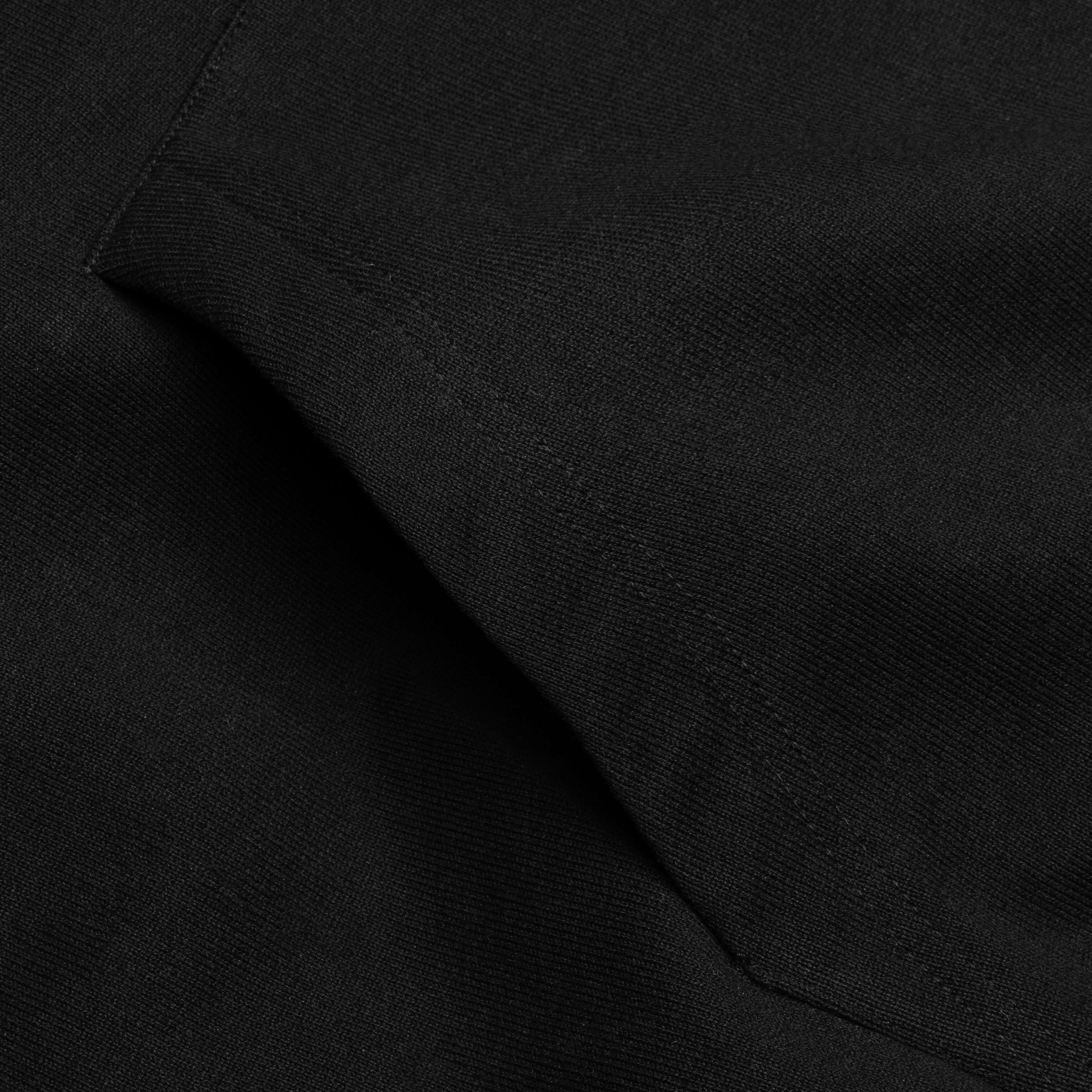 Zip Skull Knitted Hoodie - Black - Image 3