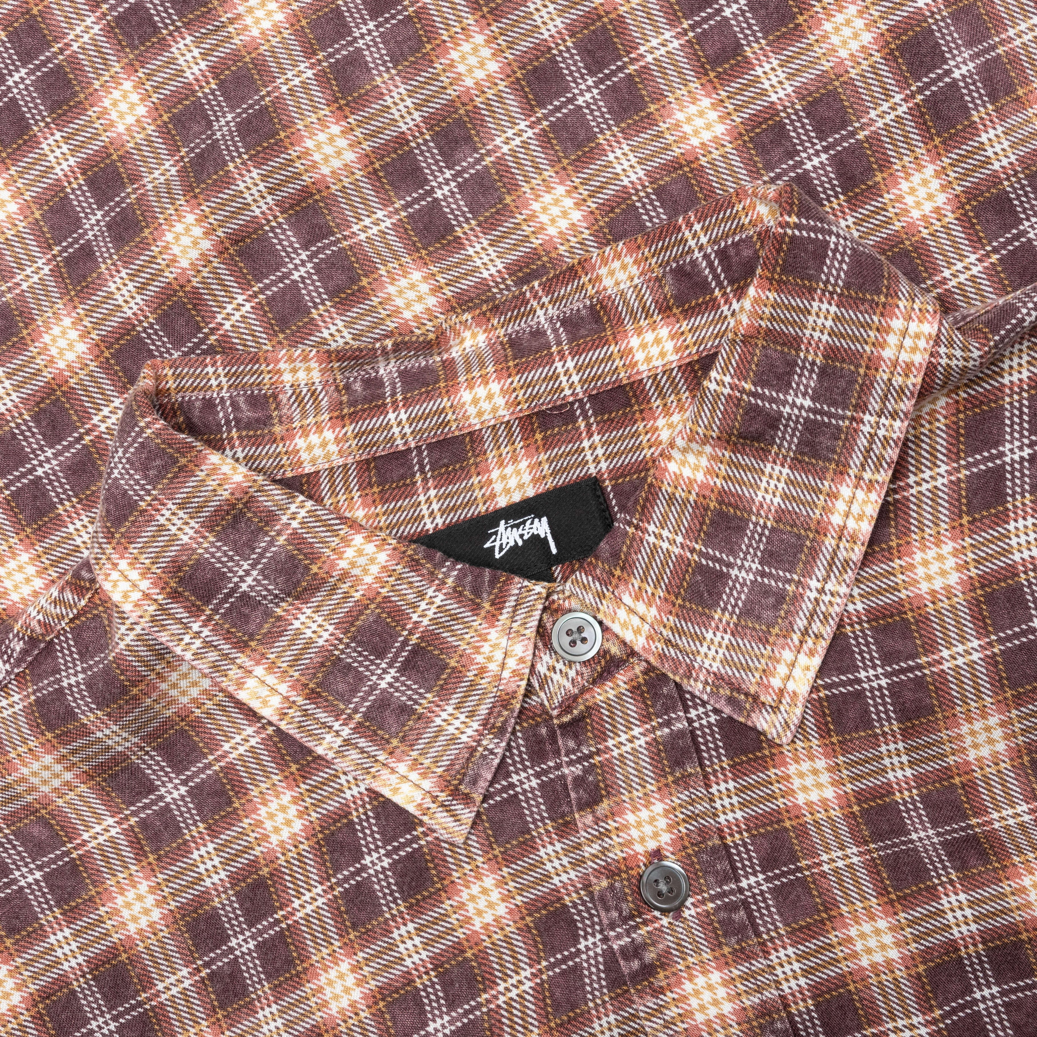 Matthew Plaid Shirt - Brick - Image 3