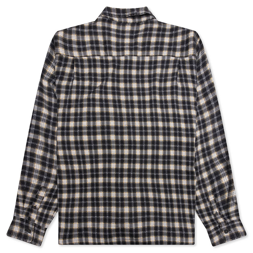 Matthew Plaid Shirt - Black - Image 2