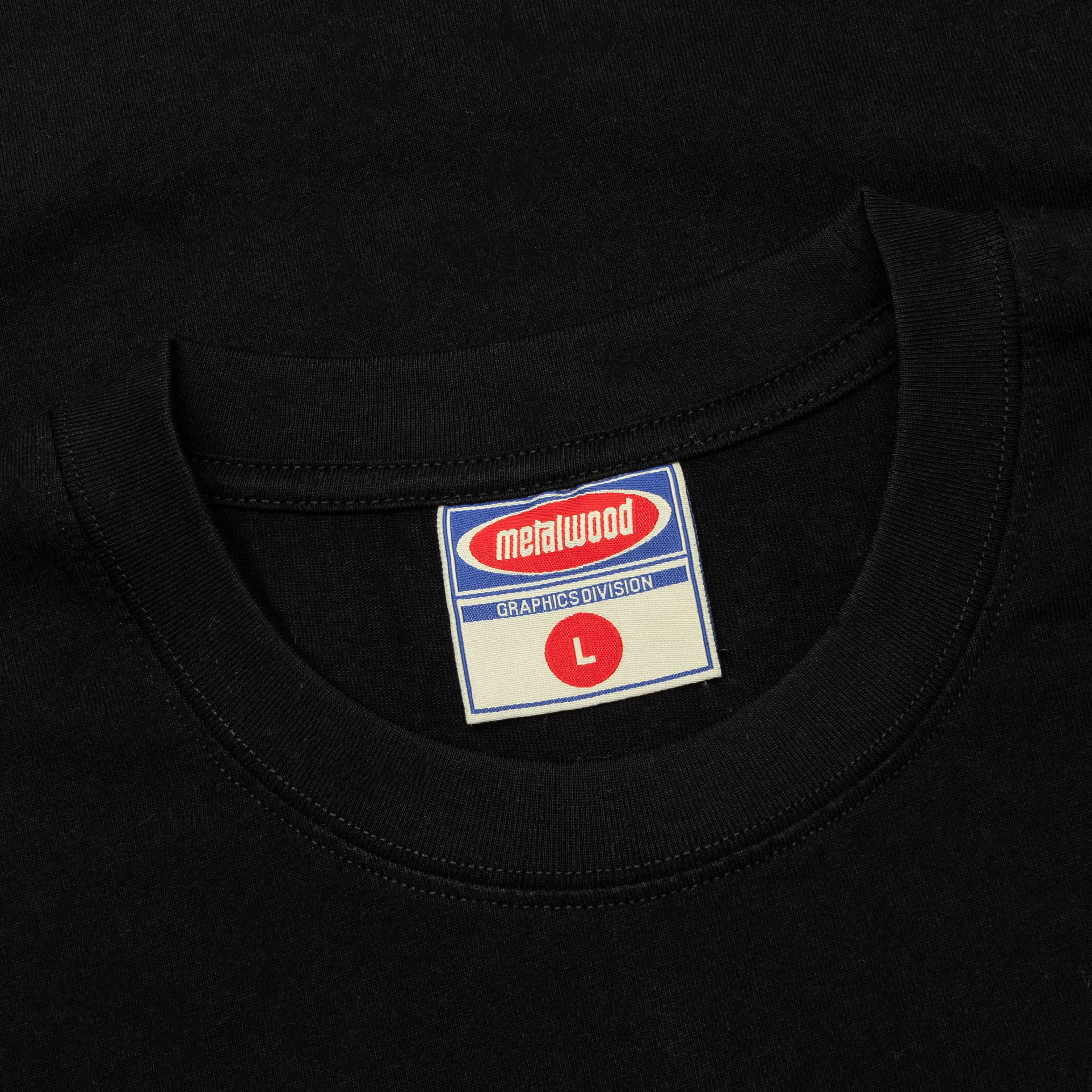 300 Yards T-Shirt - Overdyed Black - Image 3