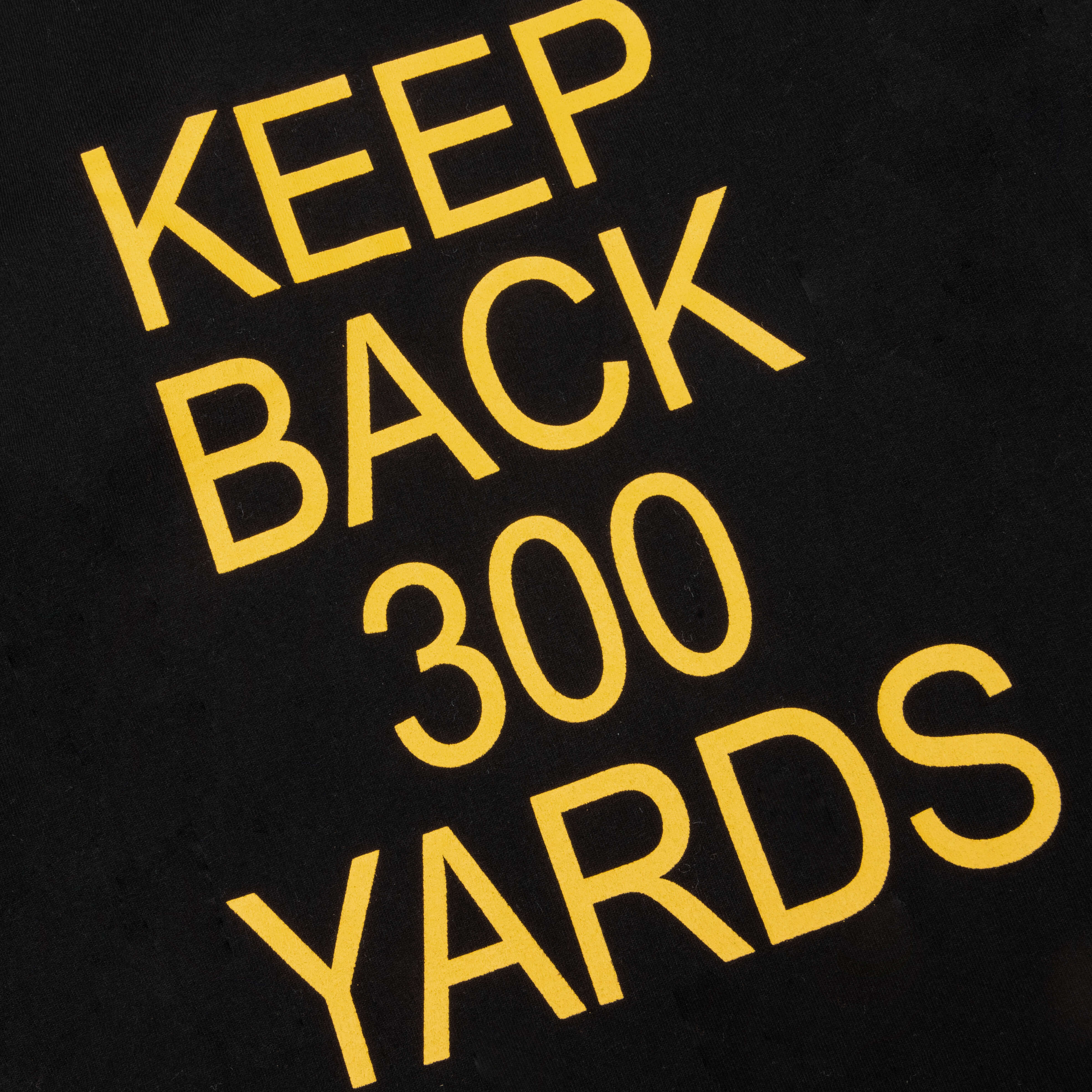300 Yards T-Shirt - Overdyed Black - Image 5