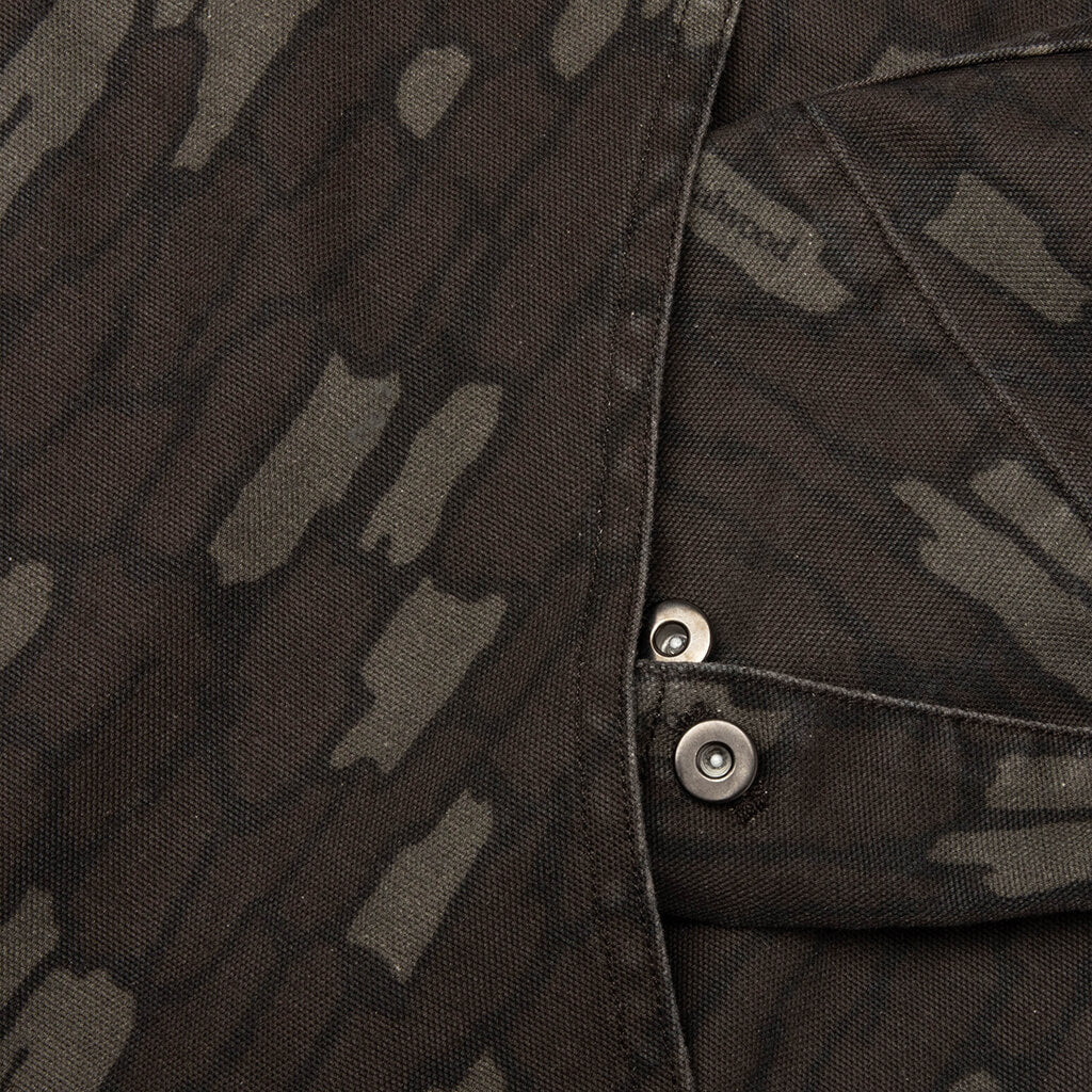Cotton Twill Zip Hoodie - Real Bark Camo - Image 5