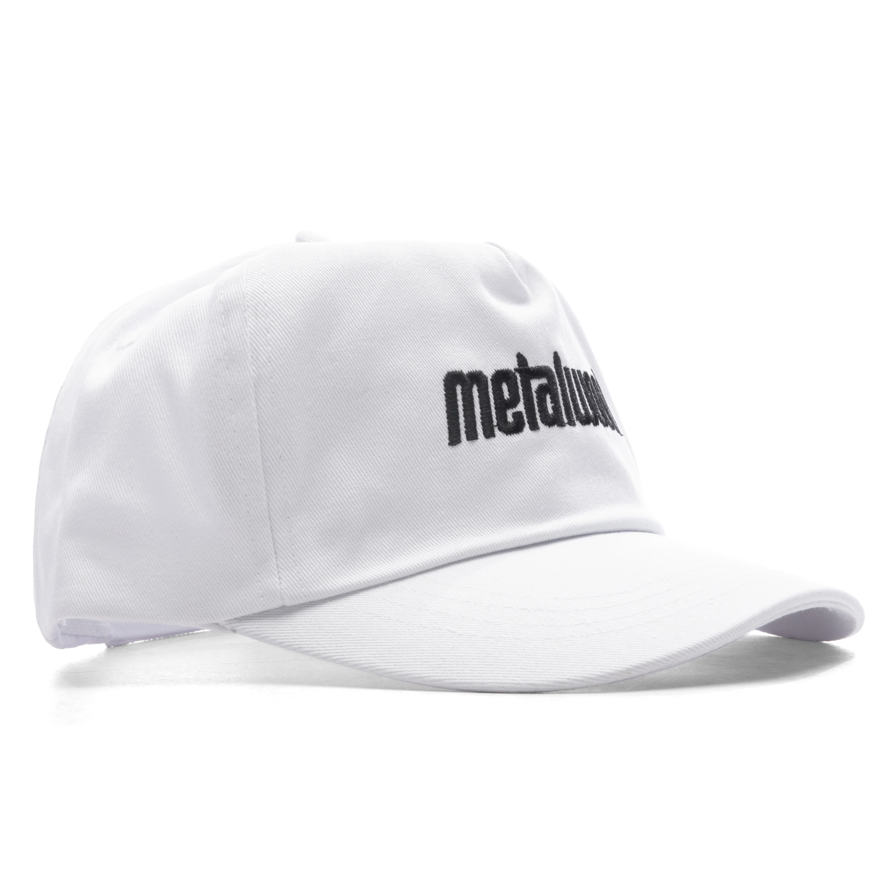 Metal Logo 5-Panel Hat - White - Image 3
