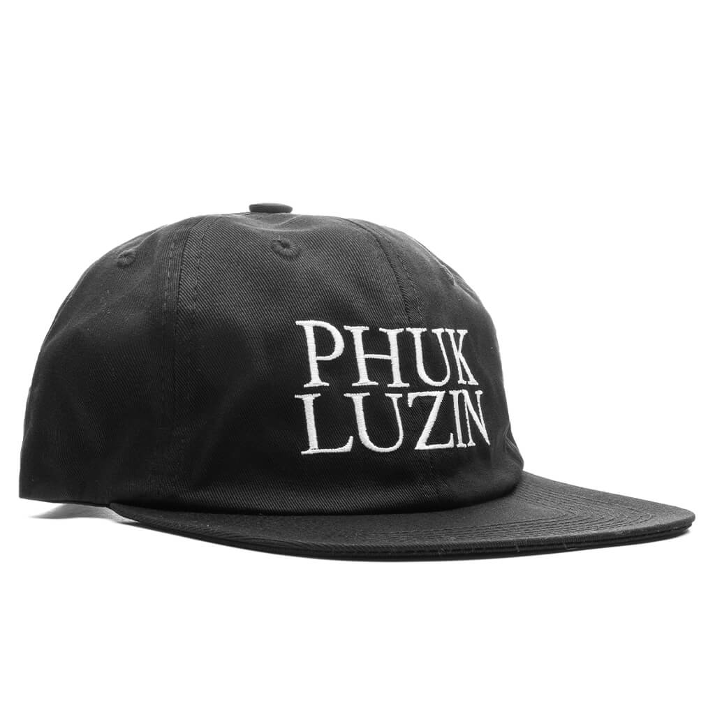 Phuk Luzin 6-Panel Strapback Hat - Black - Image 3