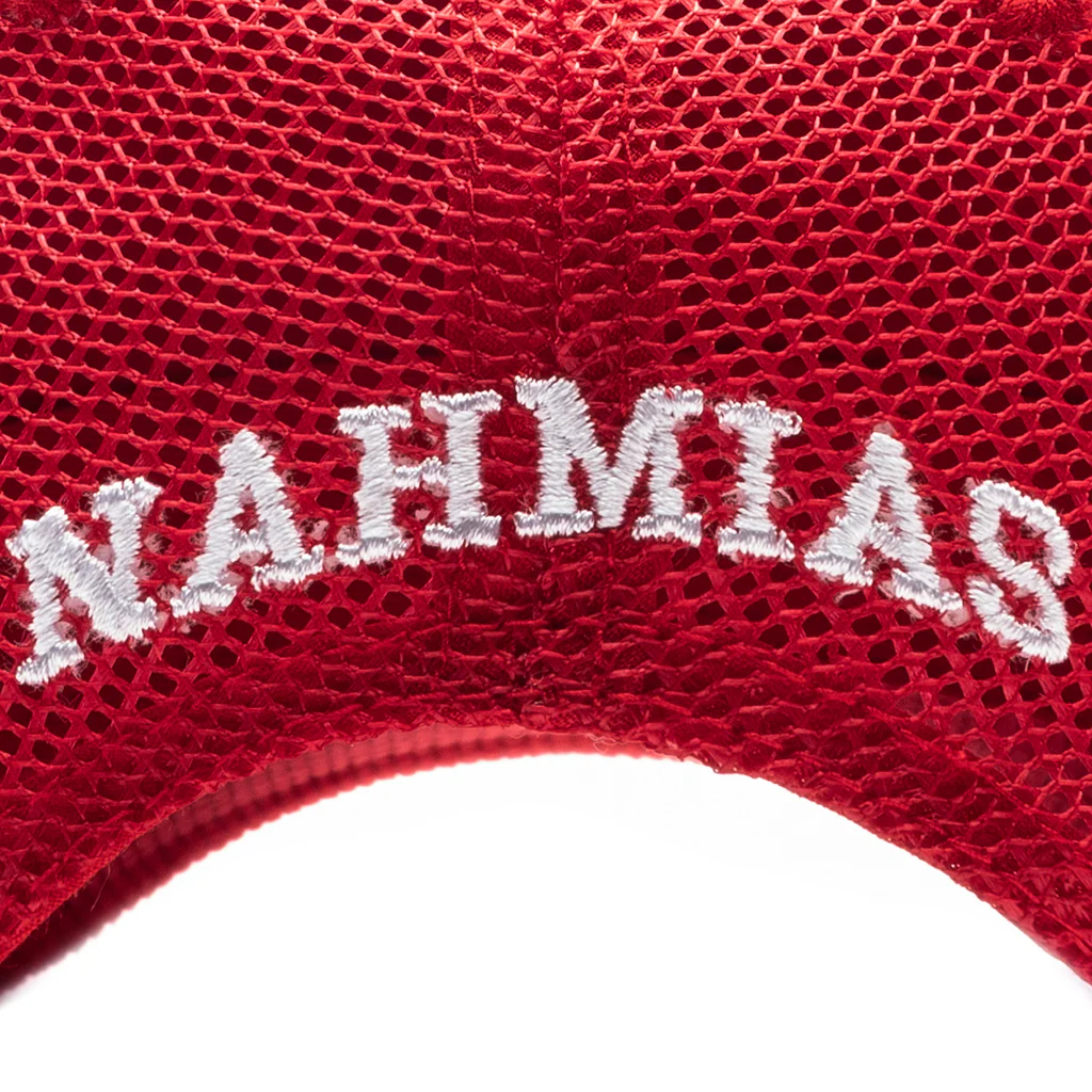 Miracle Academy Corduroy Trucker Hat - Cherry - Image 5