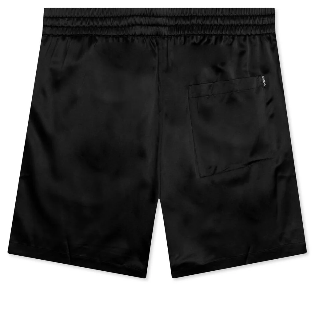 Miracle Academy Silk Shorts - Black - Image 2