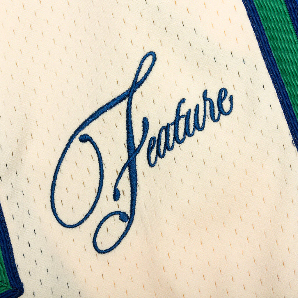 Feature x Mitchell & Ness Shorts - Blue - Image 3