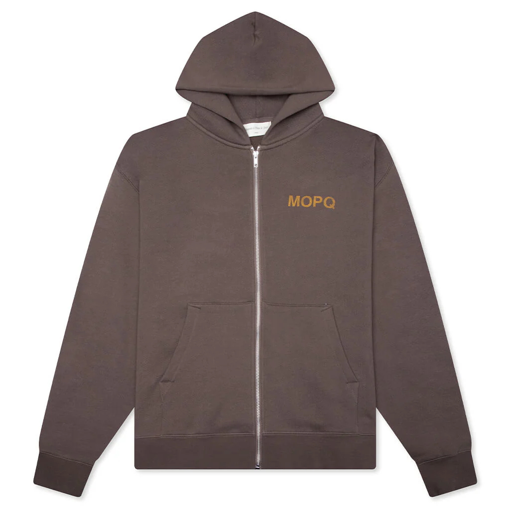 Castelli Zip-Up Hoodie - Brown