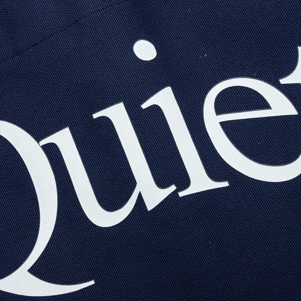 Wordmark Tote Bag - Navy - Image 5