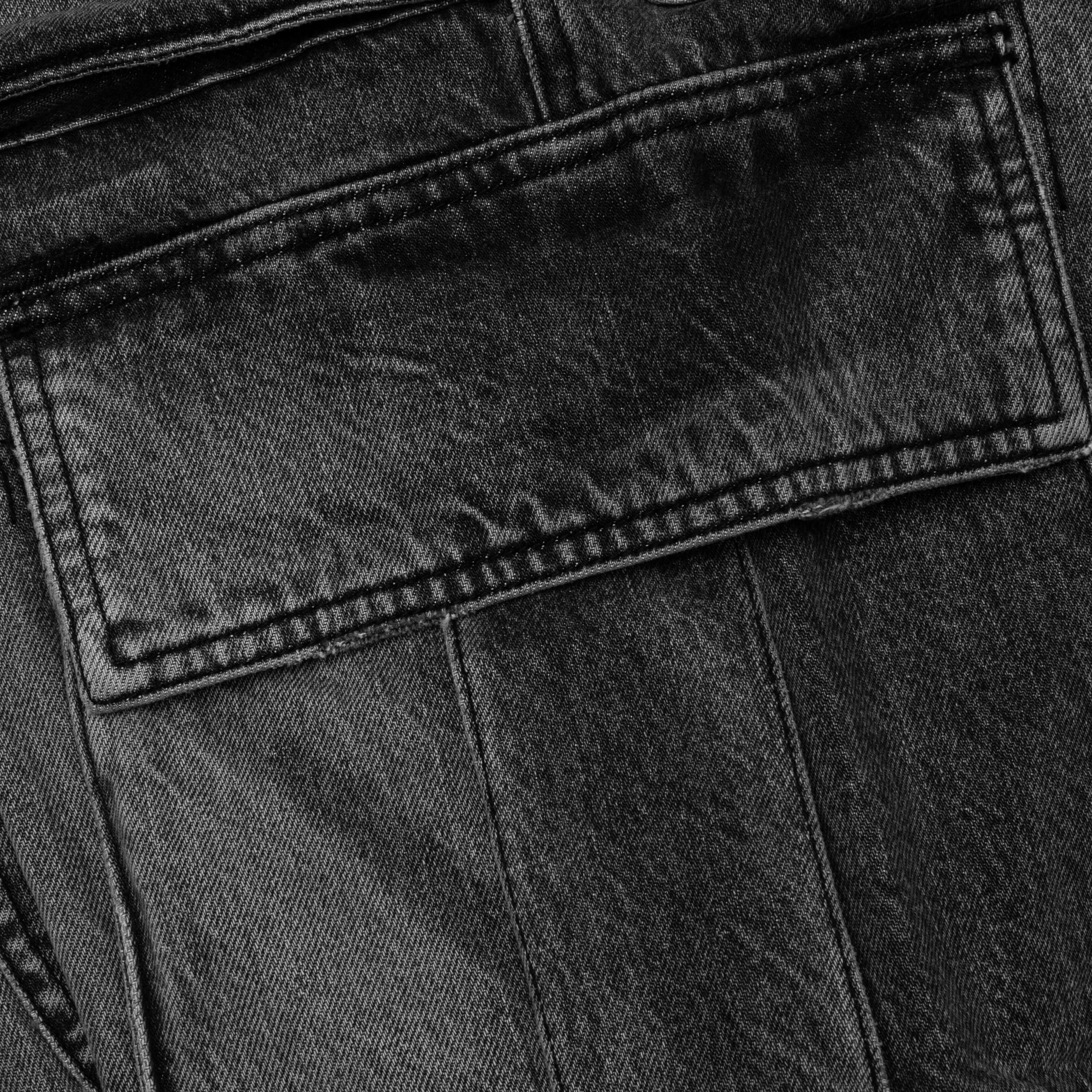 Denim Logo Cargo Pants - Brown Wash - Image 3