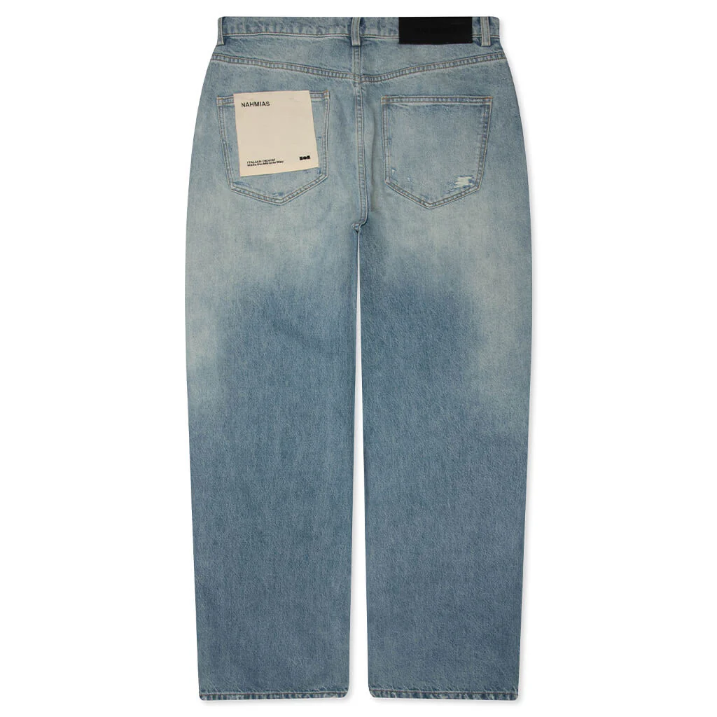 Friendship Baggy Jeans - Light Wash - Image 2