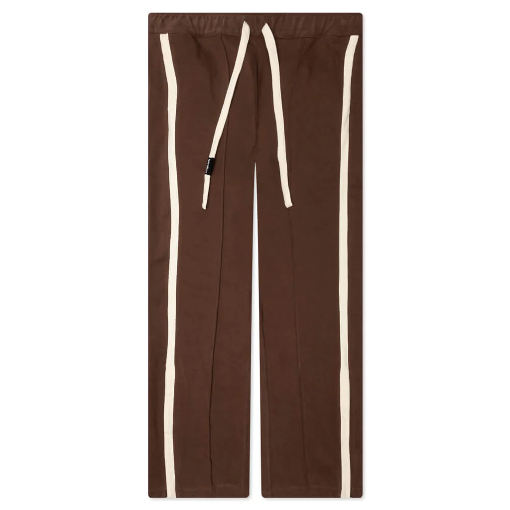 Heavy Cotton Track Pant - Brown