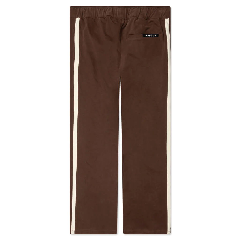 Heavy Cotton Track Pant - Brown - Image 2