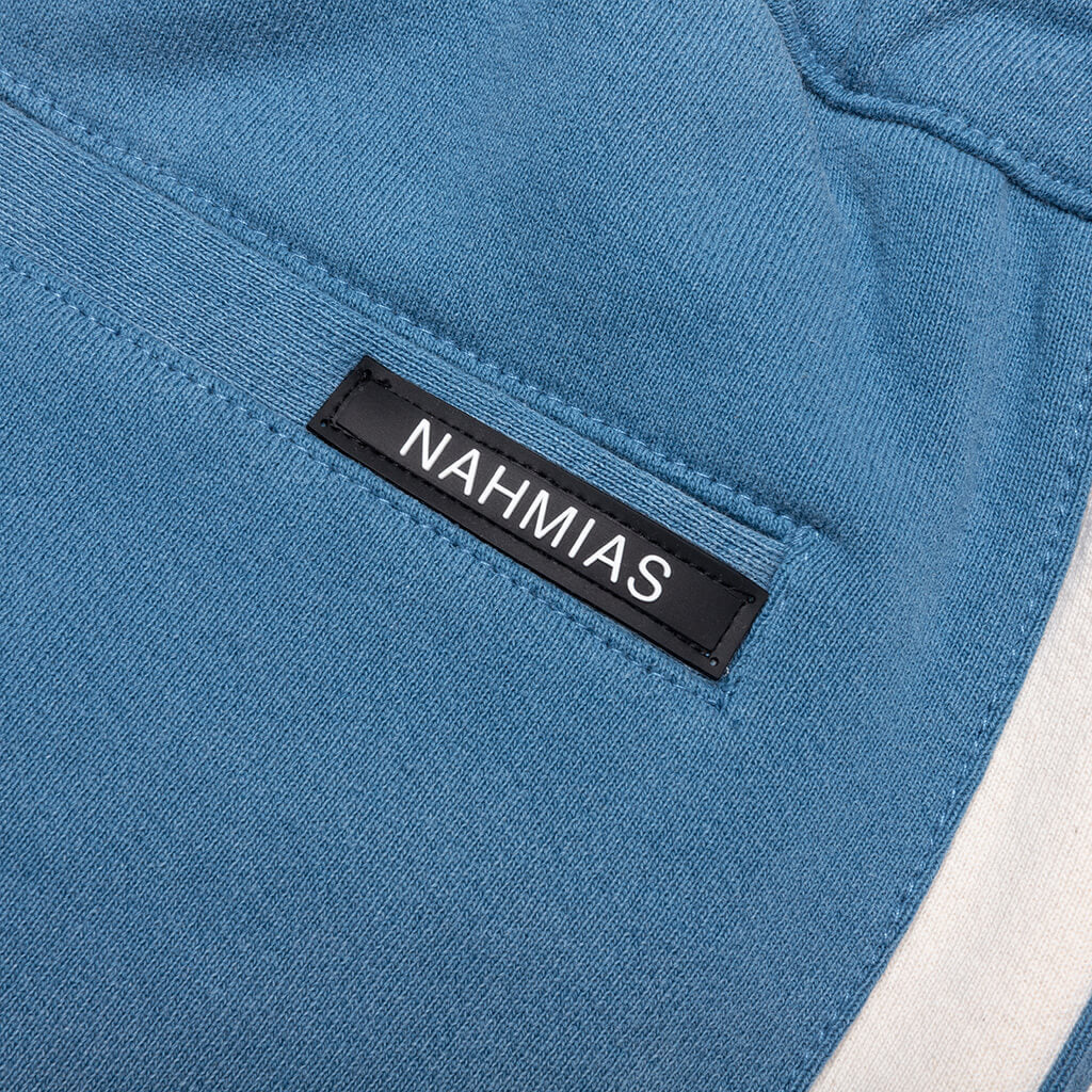Heavy Cotton Track Pants - Worn Blue - Image 5