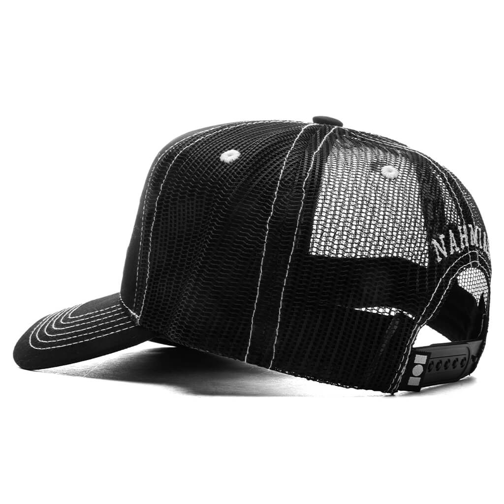 Miracle Academy Contrast Trucker Hat - Black/White - Image 4