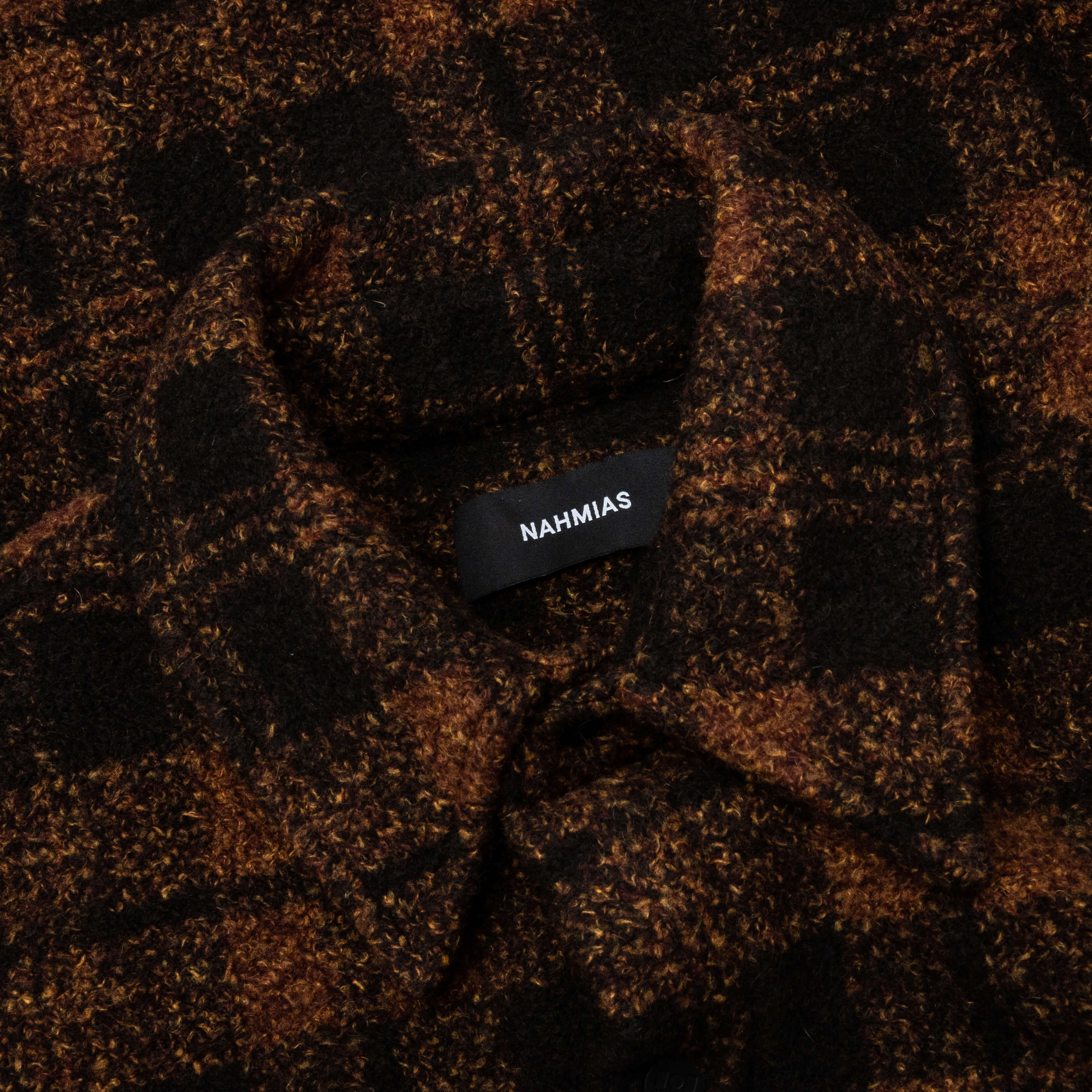 Plaid Padded Shirt - Saffron - Image 3