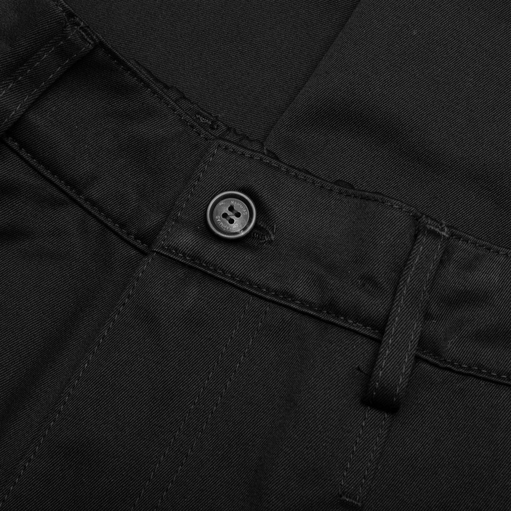 Pleated Wide Cargos - Black - Image 4