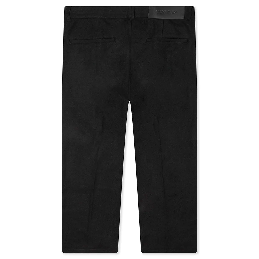 Suiting Pleated Trousers - Black - Image 2