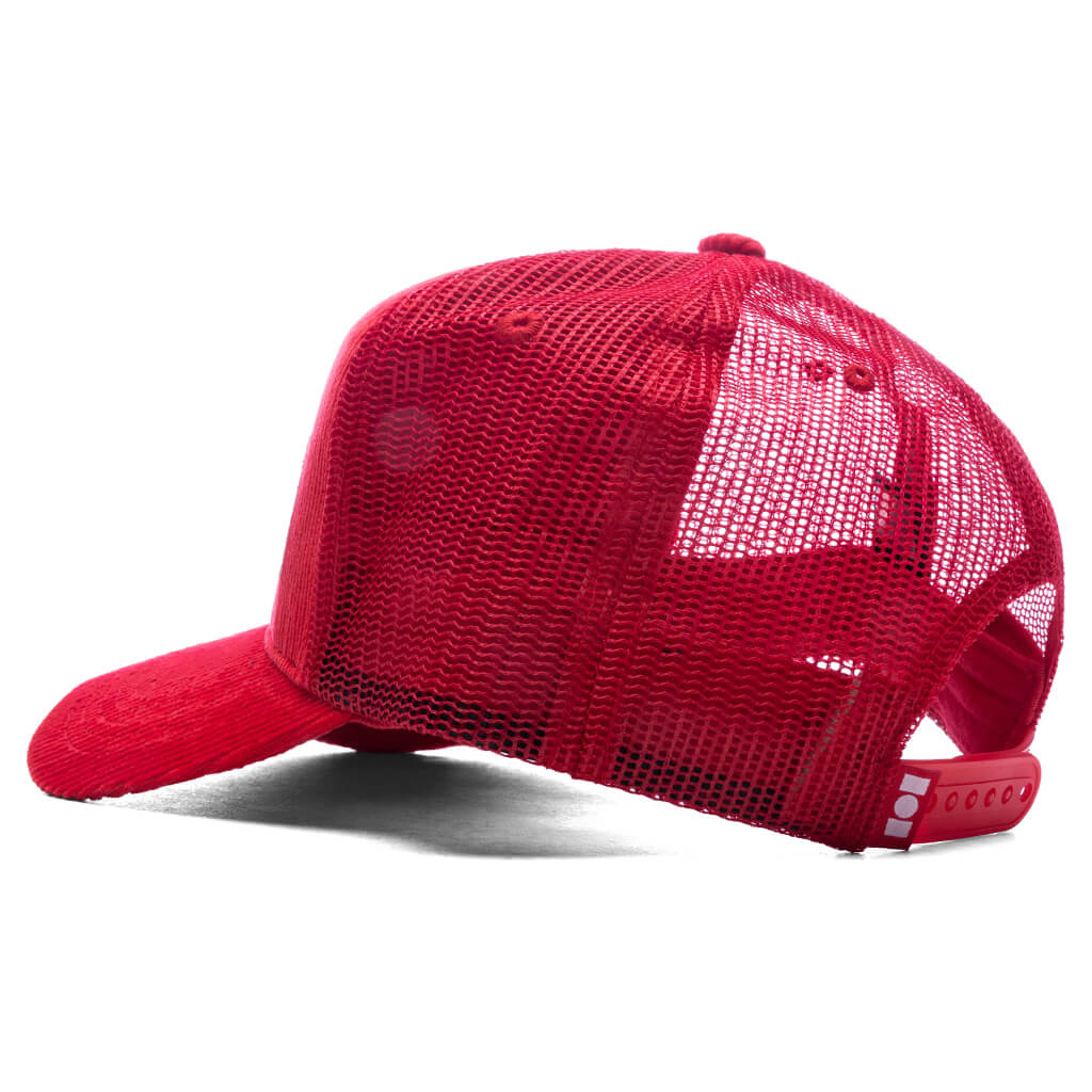 Summerland Corduroy Trucker Hat - Cherry - Image 4