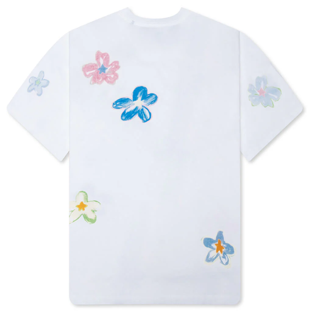 Super Bloom Boxy Tee - White - Image 2