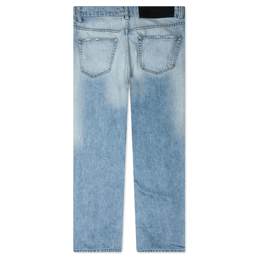 Tinted Wide Straight Jeans - Light - Image 2