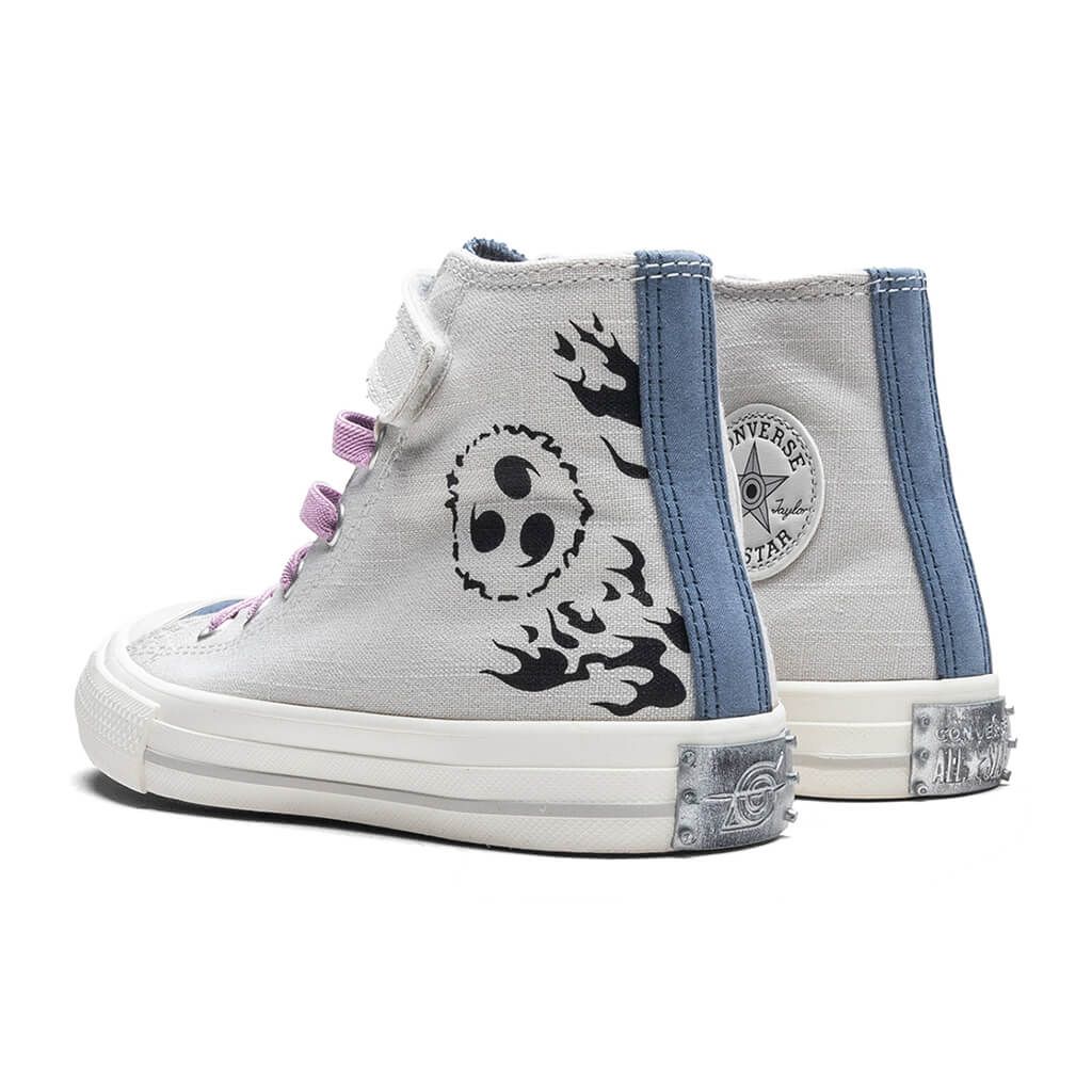 Converse x Naruto Chuck Taylor All Star 1V Hi - Vintage White/Fossilized/Black - Image 3