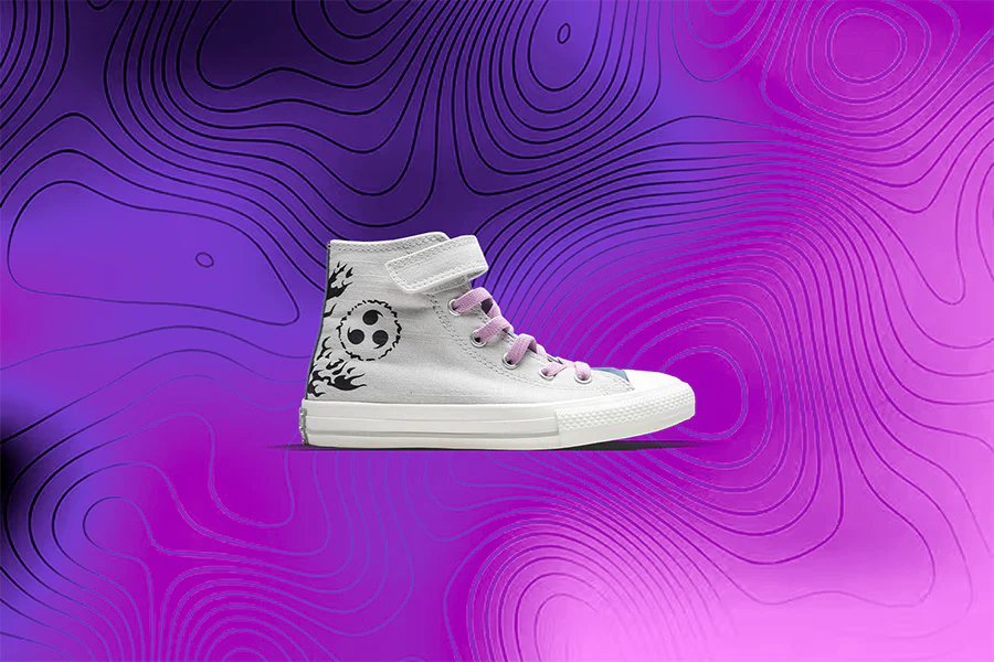 Converse x Naruto Chuck Taylor All Star 1V Hi - Vintage White/Fossilized/Black - Image 5