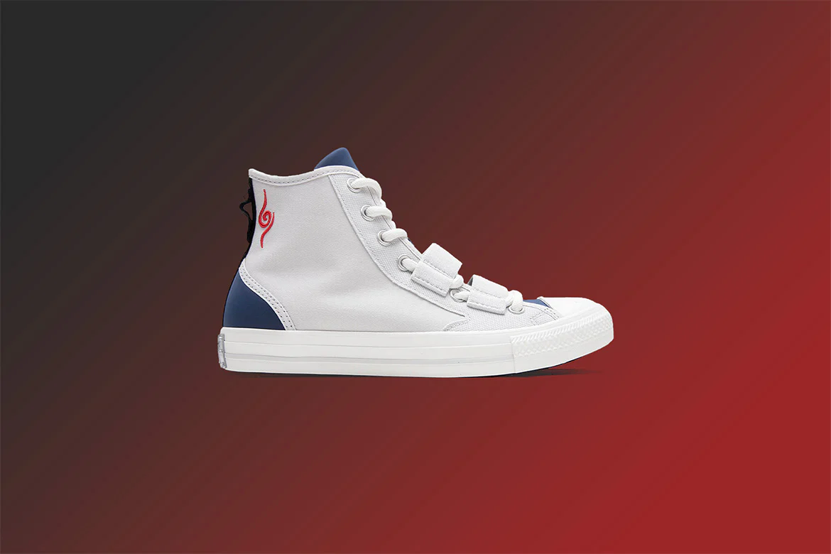 Converse x Naruto Chuck Taylor All Star Hi - Barely Grey/Dark Waters - Image 5