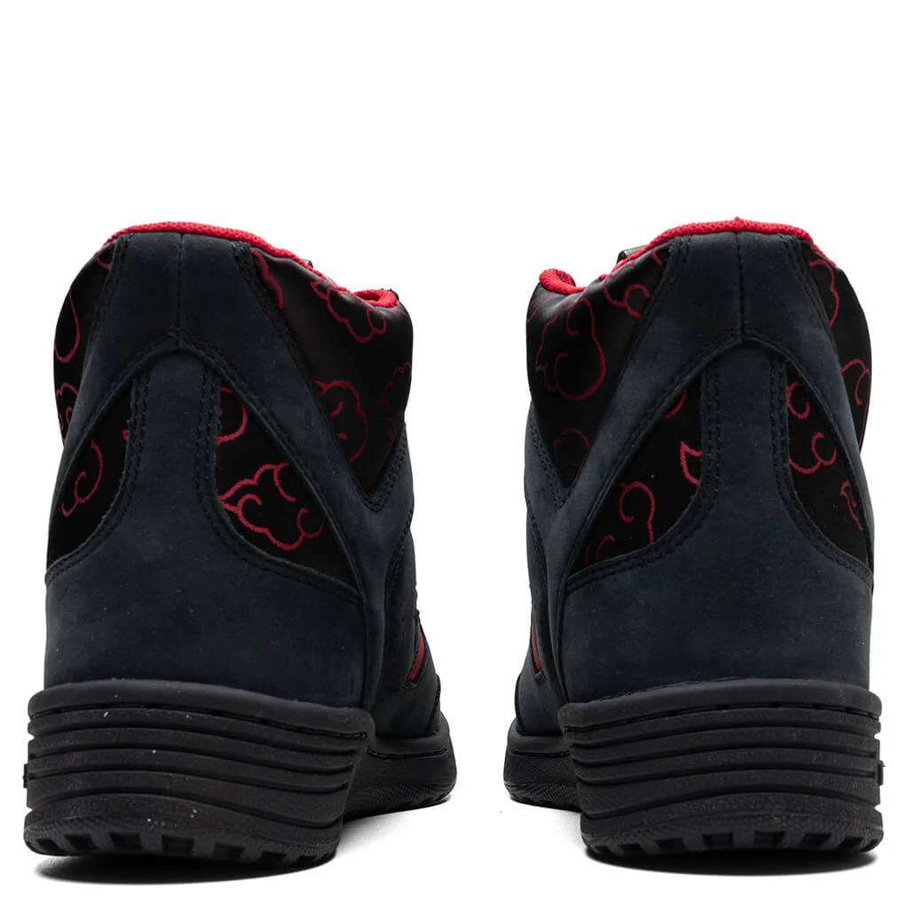 Converse x Naruto Itachi Weapon Mid - Black/Red/Moonbathe - Image 4