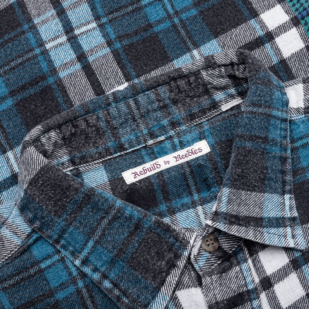 7 Cuts Wide Flannel Shirt - Assorted - Image 3