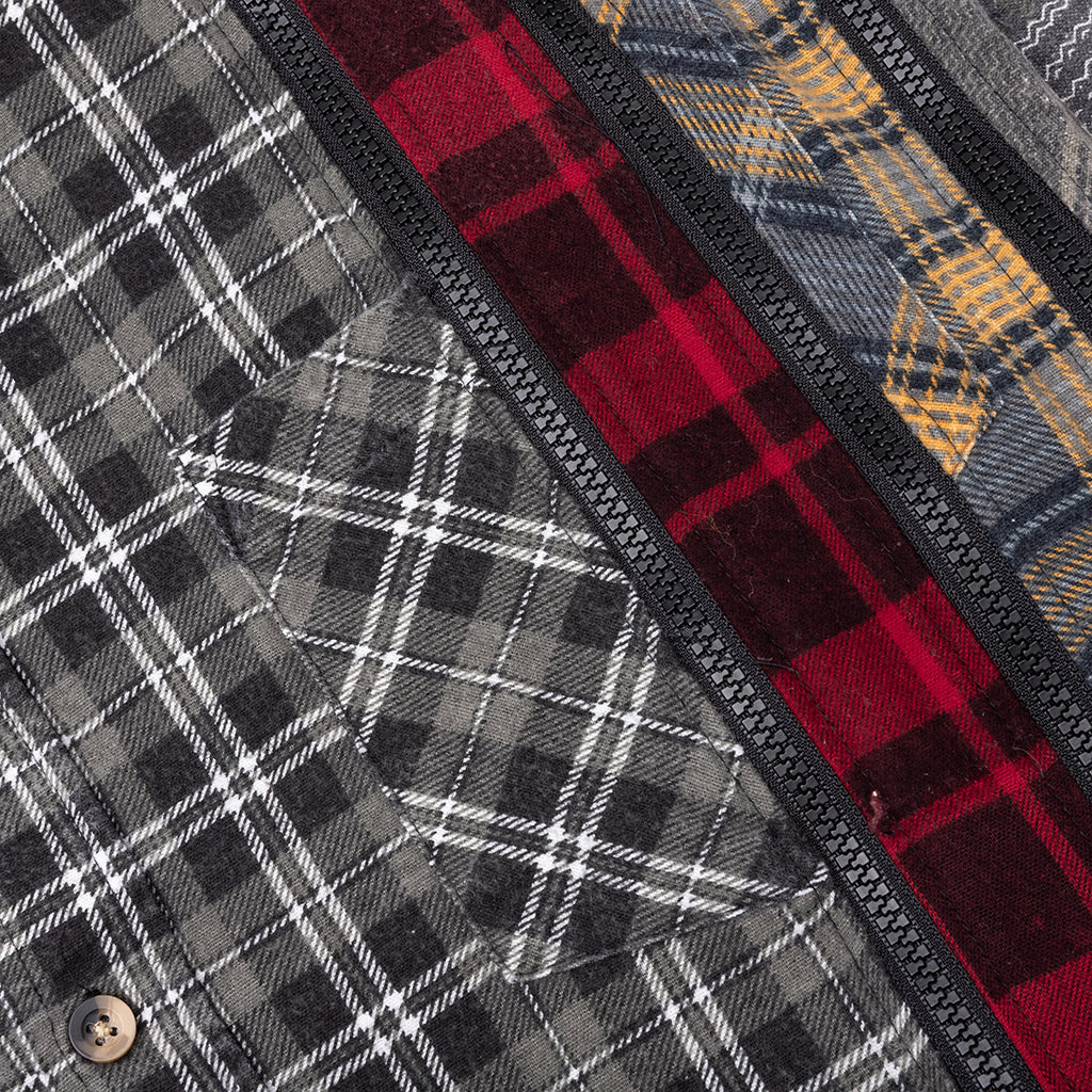 7 Cuts Zipped Wide Shirt - Assorted - Image 3