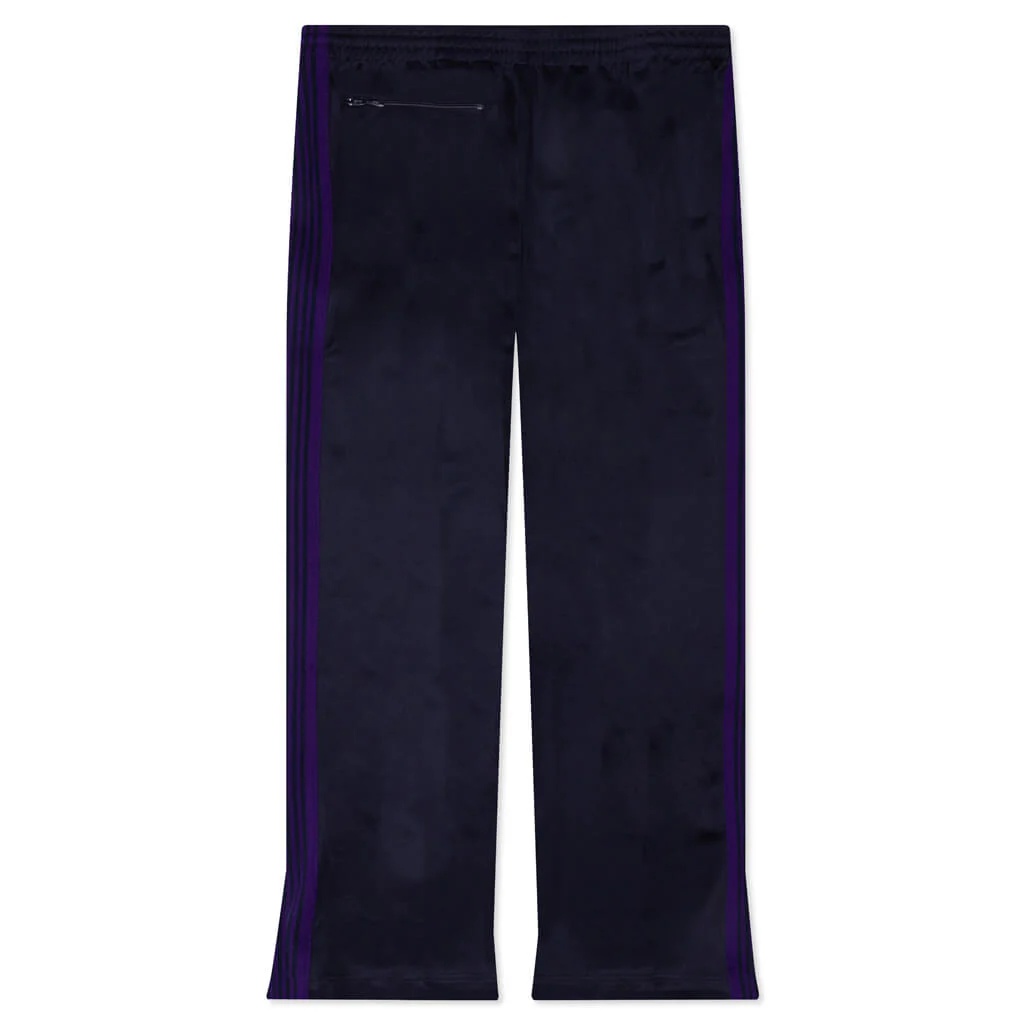 Boot-Cut Track Pant Poly Smooth - Navy - Image 2