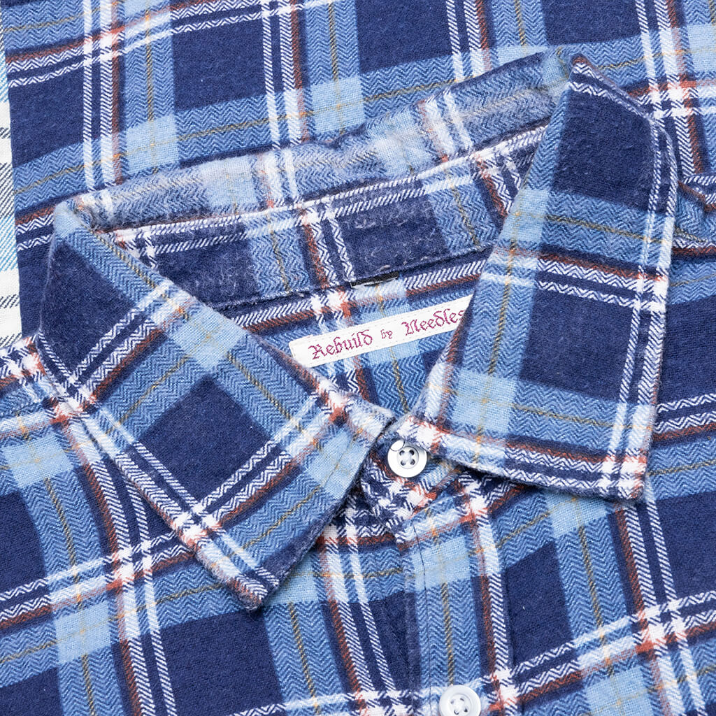 Flannel Shirt 7 Cuts Wide Shirt - Assorted - Image 3