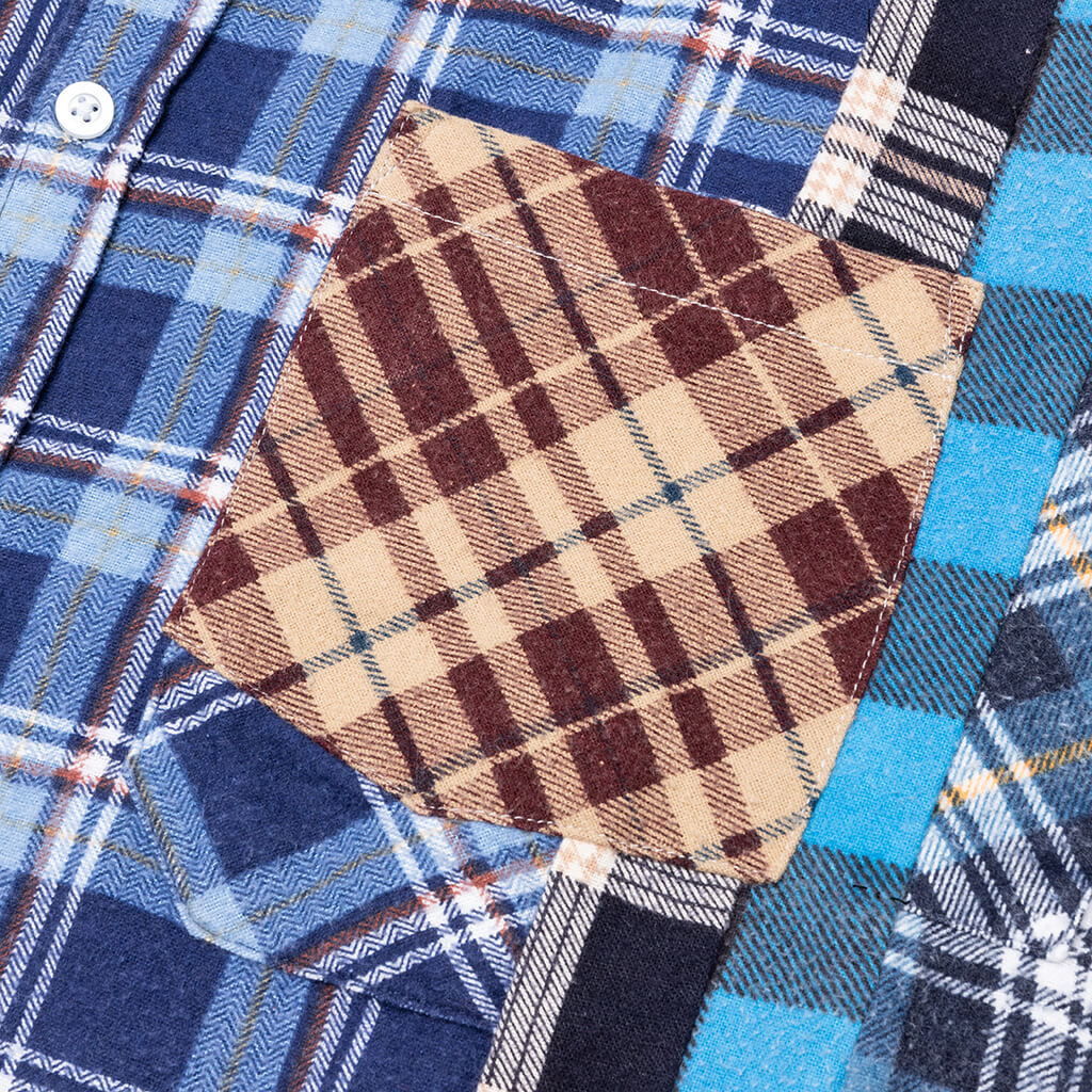 Flannel Shirt 7 Cuts Wide Shirt - Assorted - Image 4