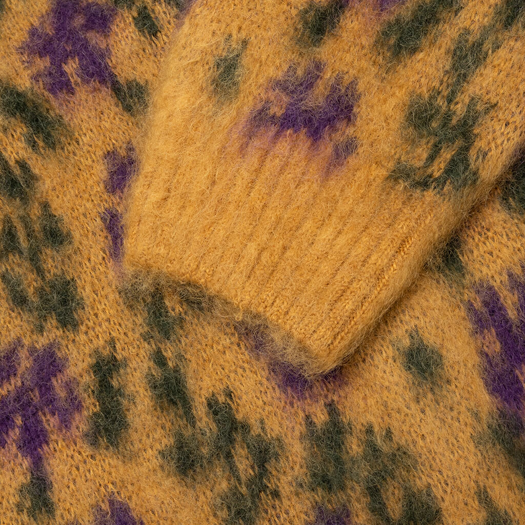 Mohair Cardigan Flower - Yellow - Image 5