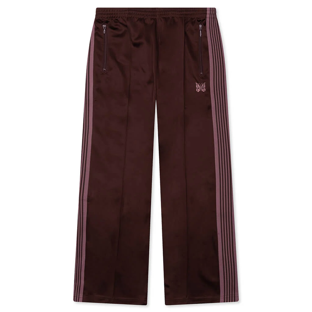 Poly Smooth Track Pant - Brown